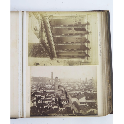 1805 - A late Victorian/Edwardian album, containing albumen prints of views of Italy including Perugia, Ass... 