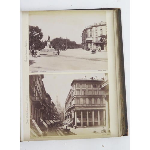 1805 - A late Victorian/Edwardian album, containing albumen prints of views of Italy including Perugia, Ass... 