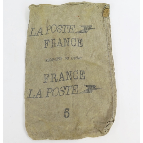 1814 - A French hessian Postal Service post bag