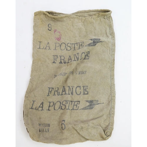 1814 - A French hessian Postal Service post bag