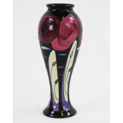 1856 - A Moorcroft pottery Bellahouston vase, designed by Emma Bossons. Height 28cm