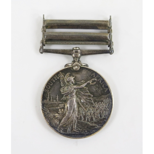 1896 - A Kings South Africa Medal, to 4630 Pte. H Hedge. 13th Hussars, with South Africa 1901 and 1902 clas... 