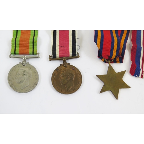 1897 - A group of three World War II medals including Defence Medal, Burma Star, and Special Constabulary M... 