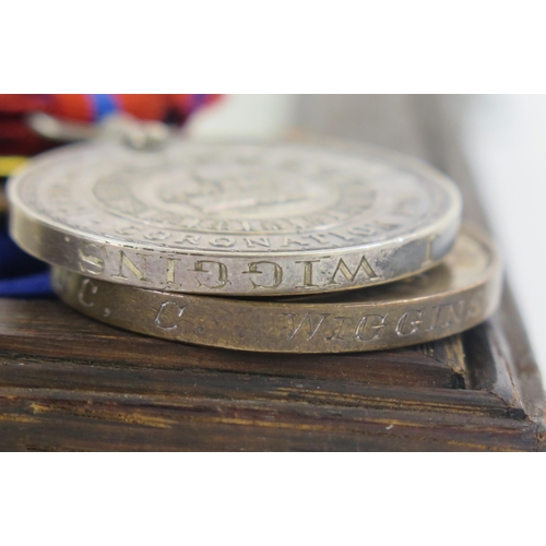 1905 - A Victoria Metropolitan Police Jubilee Medal with 1897 clasp to PC C, Wiggins. Y. Div, a George V Me... 