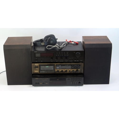 2072 - Denon Hifi Set including DCD-685 CD Player, DRA-25L Stereo Receiver, DR-M07 Stereo Cassette Tape Dec... 