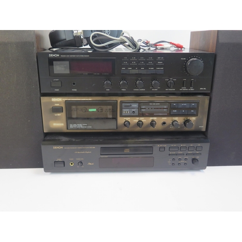 2072 - Denon Hifi Set including DCD-685 CD Player, DRA-25L Stereo Receiver, DR-M07 Stereo Cassette Tape Dec... 