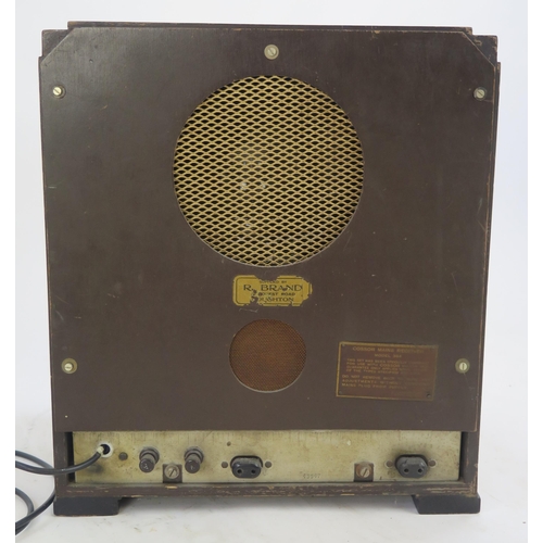 2077 - Cossor Model 364 Mains Receiver Valve Radio