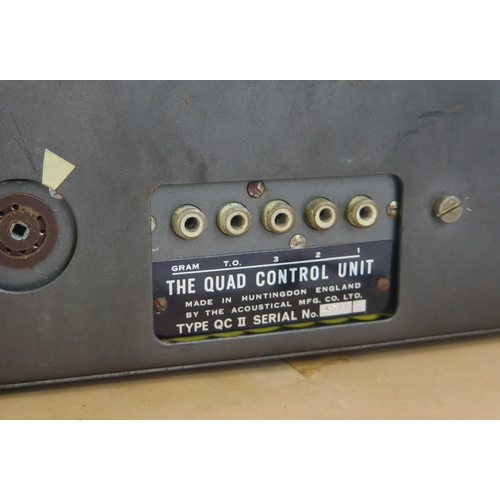 2081 - Quad Acoustical The Quad Control Unit, Type QC II, serial no. 4529 - with incorrect box