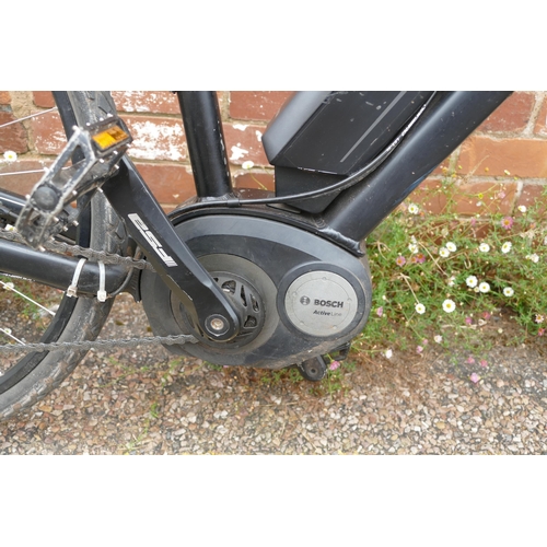 2086 - Cube Hybrid Electric Bike Bicycle with Bosch Active Line System and Bosch Power Pack 400, 20