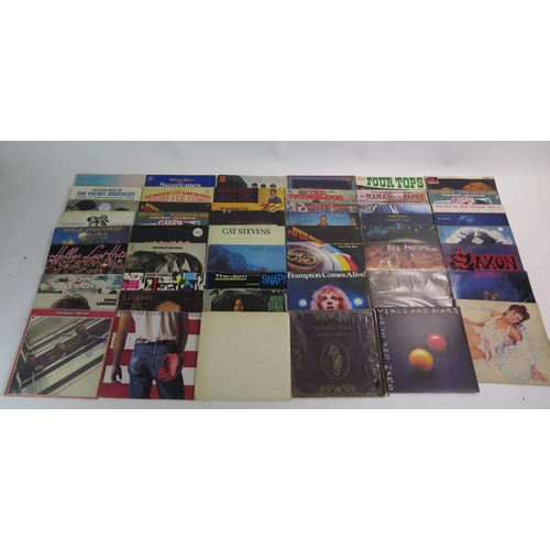 2089 - A Selection of LP Records including The Beatles White Album top opening cover, early pressing, John ... 