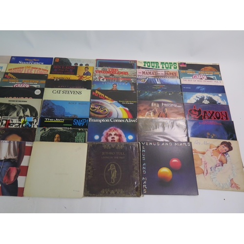 2089 - A Selection of LP Records including The Beatles White Album top opening cover, early pressing, John ... 