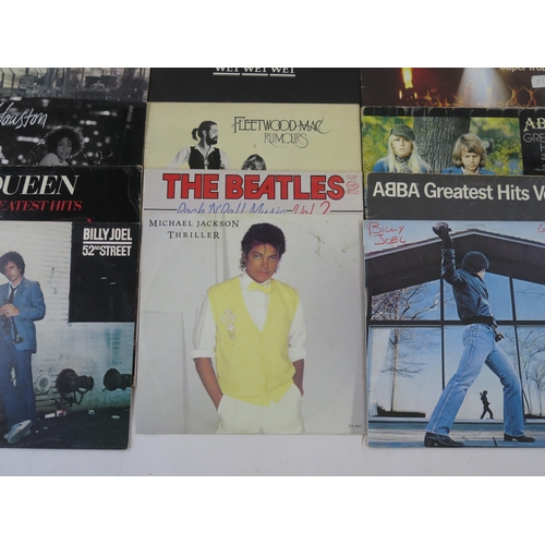 2090 - Collection of LP Records including Queen, Whitney Houston, Super Tramp, Billy Joel, Elvis Presley, W... 