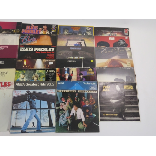 2090 - Collection of LP Records including Queen, Whitney Houston, Super Tramp, Billy Joel, Elvis Presley, W... 