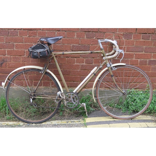 2088 - Vintage 1960's Hercules Gents Racing Bicycle with drop handle bars and Middlemores Saddle