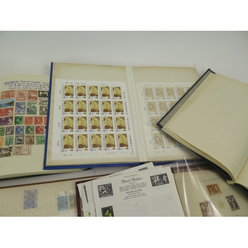 338 - A Collection of World Stamps including Commonwealth unmounted mint and blocks of stamps