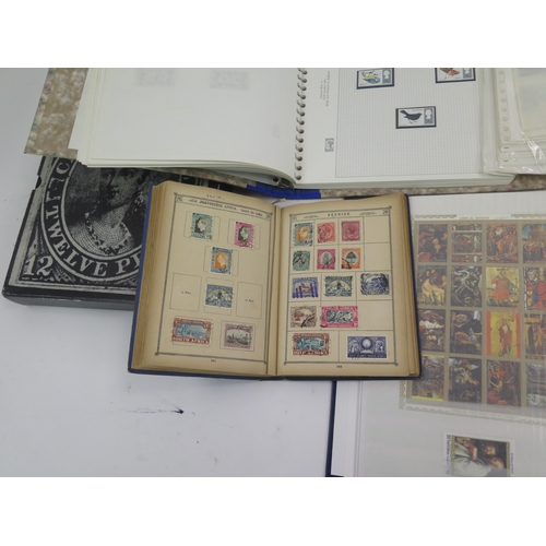 339 - A Selection of Stamp Albums and Contents including GB, Empire and Commonwealth, locomotive themed