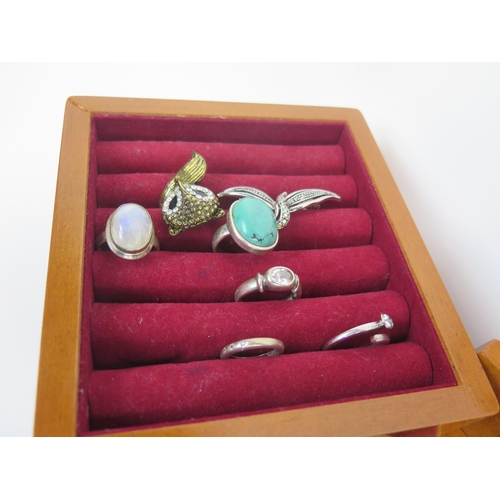 241 - A Selection of Costume jewellery including silver