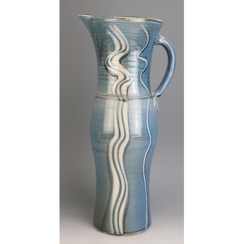 1038 - A Large Michael Casson Stoneware Jug, 44cm, impressed mark