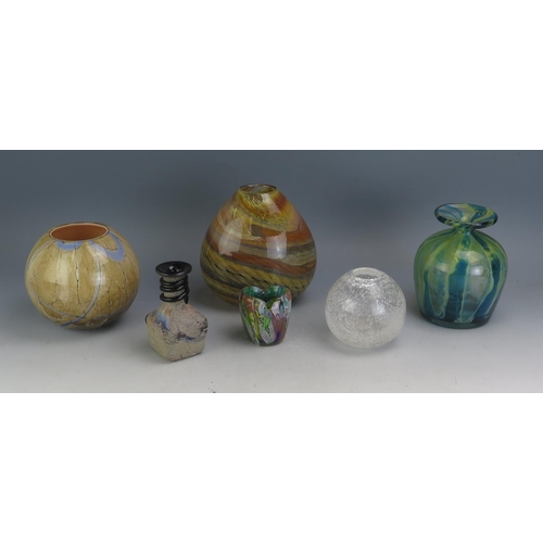 1198D - A Collection of Studio Glassware including Mdina, Venetian and Reni, etc.