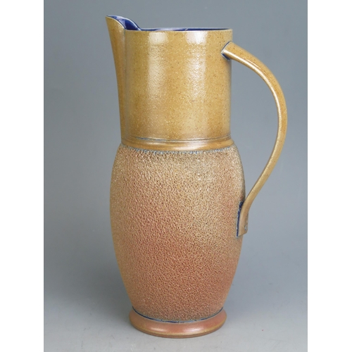 1204 - An Alistair Young Studio Pottery Stoneware Slender Jug, 22cm high, impressed mark