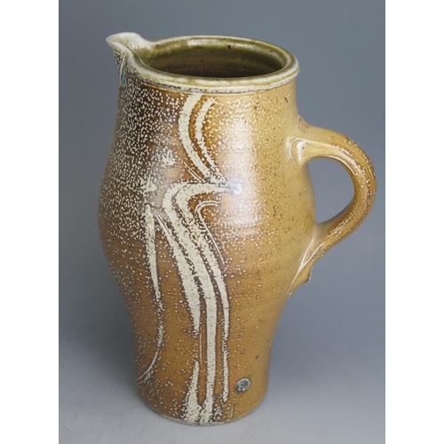 1213 - A Michael Casson (1925-2003) Studio Pottery Stoneware Jug, 24cm impressed marks