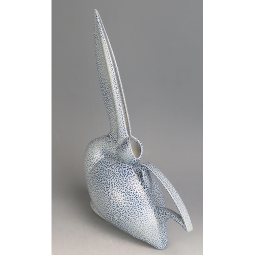 1215 - Anthony Theakston (b.1935) _ A Salt Glazed Pelican Jug, 31cm high, incised signature