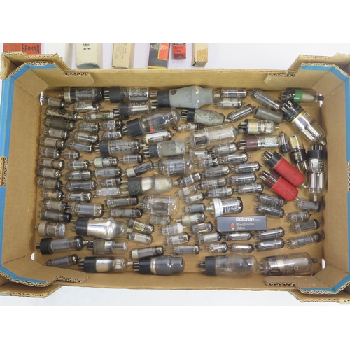 1462 - Collection of Radio & TV Tube Valves including brands; Mullard, Mazda, Marconi, AWV (Australian), RC... 