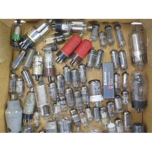 1462 - Collection of Radio & TV Tube Valves including brands; Mullard, Mazda, Marconi, AWV (Australian), RC... 