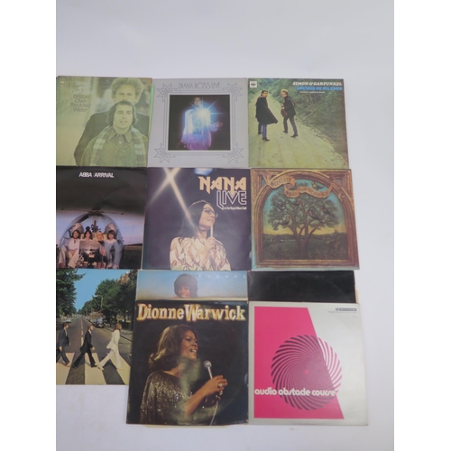 1468 - LP Record Vinyl Group including The Beatles, Dionne Warwick, Joan Baez, Clockwork Orange, Diana Ross... 