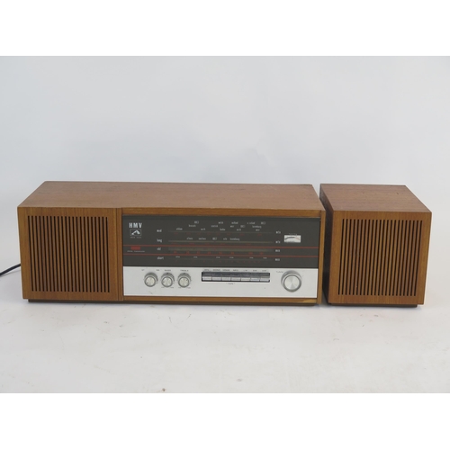 1471 - HMV Model 2152 solid state stereo radio and speaker