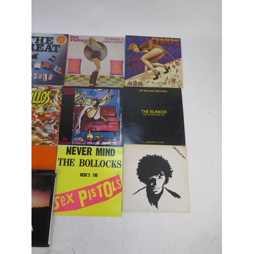 1480 - LP Records Vinyl Collection including Sex Pistols, David Bowie, sealed copy of Billie Eilish - Happi... 