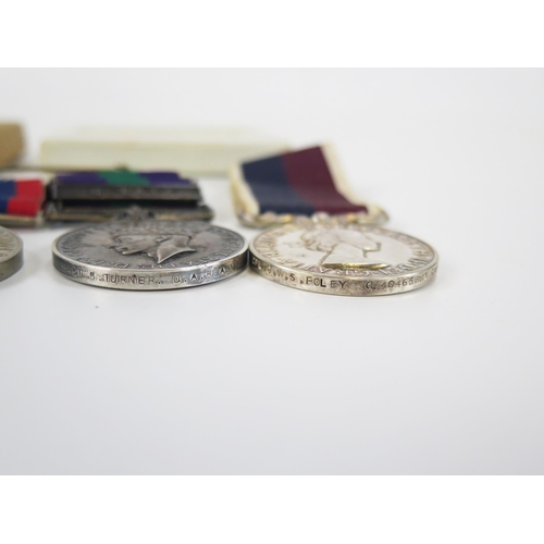 1786 - A World War two trio to Capt. B. Turner. Q.A.R.A.N.C. includes War Medal defence Medal and General s... 