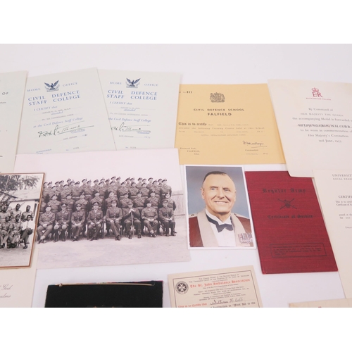 1827 - A Second World War M.B.E. group of nine to 4123291. WO1. W.H.Cobb. Cheshire R. includes M.B.E. 19329... 