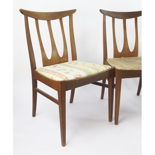 837 - A Set of Four G-Plan Brasilia Dining Chairs