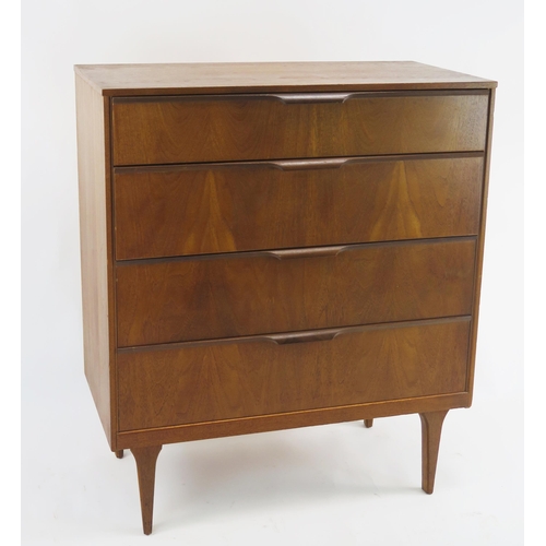 853 - A 1960's Austin Suite Teak Chest of Drawers, 79(w)x92(h)x43(d)cm