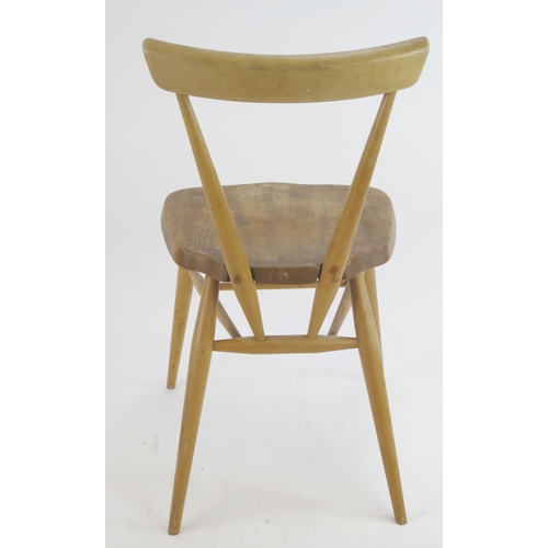 864 - A 1950's Ercol Model 392 Stacking Chair