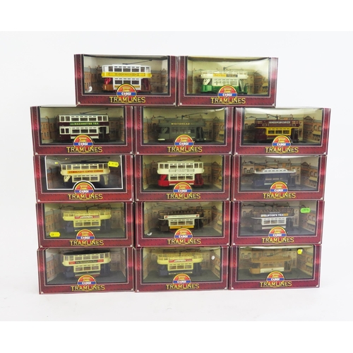 1301 - Corgi Tramlines Group of 14 Trams - boxed