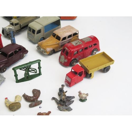 1319 - Collection of Mostly Dinky Toy Cars, Trucks including 33w Mechanical Horse, 172 Studebaker Land Crui... 