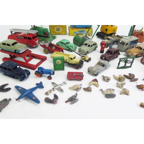 1319 - Collection of Mostly Dinky Toy Cars, Trucks including 33w Mechanical Horse, 172 Studebaker Land Crui... 