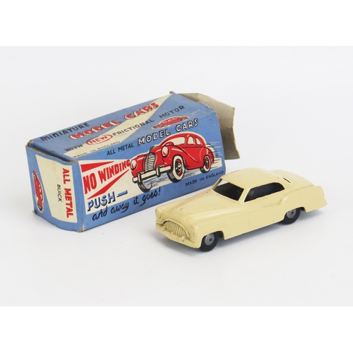 1324 - Jordan & Lewden River Series American Buick in cream, frictional motor, cast hubs - near mint in fai... 