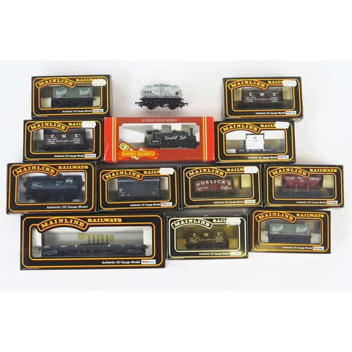 1336 - Mainline OO Gauge Rolling Stock Group with Hornby R782 BR Black 0-4-0 Loco 'Smokey Joe' - mint or ne... 