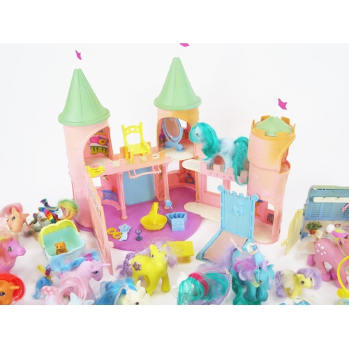 1357 - Vintage My Little Pony Collection by Hasbro including large quantity of ponies, castle, grooming par... 