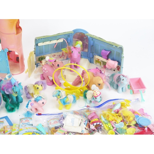 1357 - Vintage My Little Pony Collection by Hasbro including large quantity of ponies, castle, grooming par... 