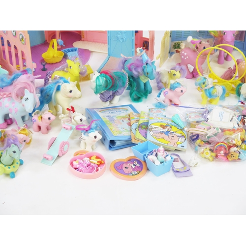 1357 - Vintage My Little Pony Collection by Hasbro including large quantity of ponies, castle, grooming par... 