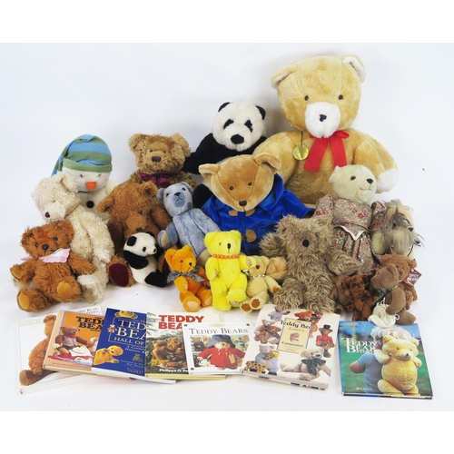 1364 - Collection of Teddy Bears and Other Plush Toys including large Wintoy bear, Dean's Panda, Russ bears... 