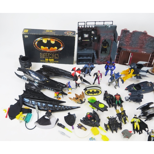 1370 - Batman DC Comics Vintage Toys Collection including figures, Wayne Manor, vehicles, accessories, comi... 