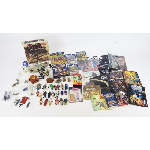 1372 - Vintage Star Wars Collectables Collection including figures (some LFL), books, annuals, empty box fo... 