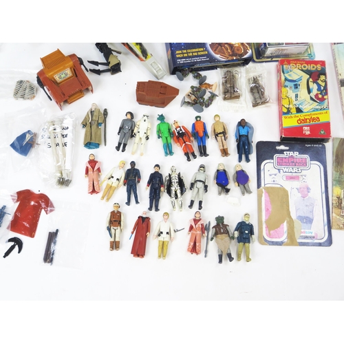 1372 - Vintage Star Wars Collectables Collection including figures (some LFL), books, annuals, empty box fo... 