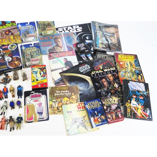 1372 - Vintage Star Wars Collectables Collection including figures (some LFL), books, annuals, empty box fo... 