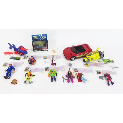 1373 - James Bond Jr Collection including figures and vehicles